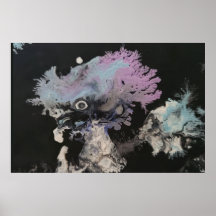 Abstrakt av färgkristaller, frysta