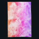 Abstrakt av färglöst vattenfärgad Rosa Splotches   Kökshandduk<br><div class="desc">Dansa ditt kök med den här coola abstrakt konsthandduken. Gör en underbar husuppvärmning eller en bröllop-gåva! Du kan anpassa den och även lägga till text. Kolla min butik för mycket mer färg och mönster!</div>
