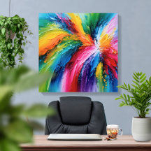 Abstrakt av färgstark Contemporary