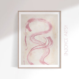abstrakt av feminin vägg i rosa poster