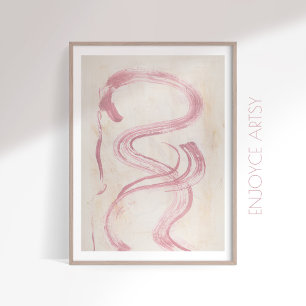 abstrakt av feminin vägg i rosa poster