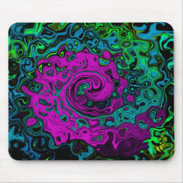 Abstrakt av fetstil Groovy Liquid Art Swirl Musmatta