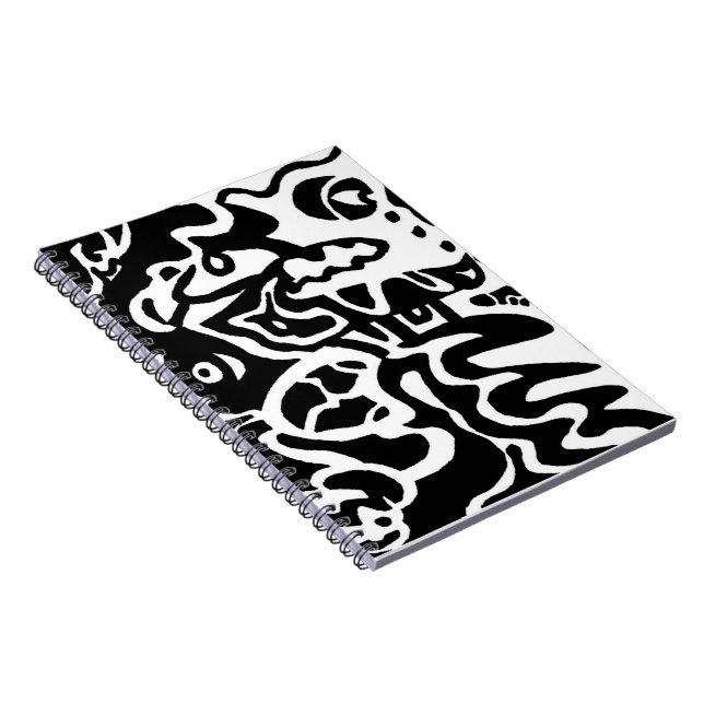 abstrakt av fisk anteckningsbok (Högra Sidan)