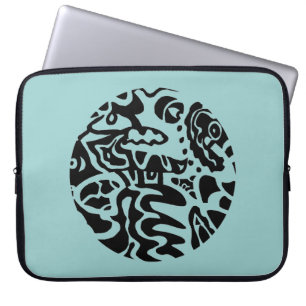abstrakt av fisk laptop fodral