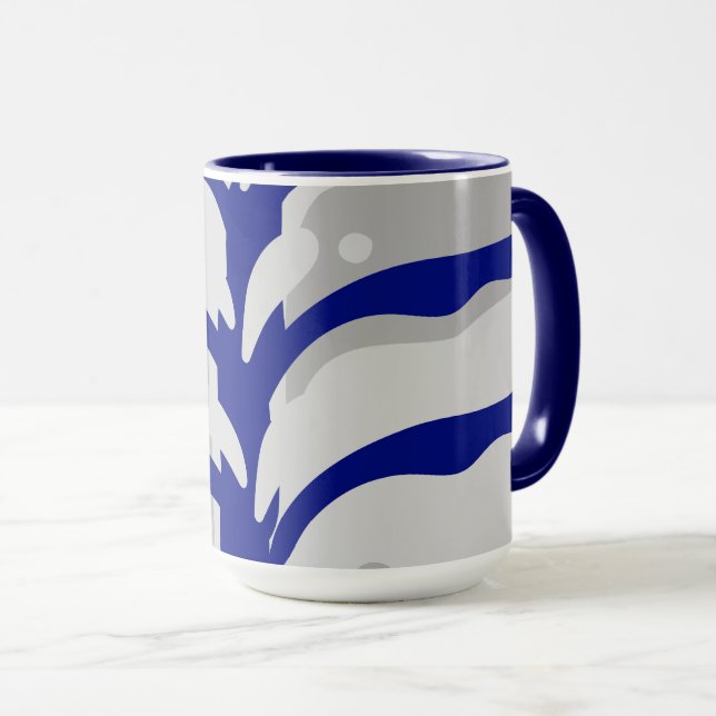 Abstrakt av fjäril mugg (Framsida höger)