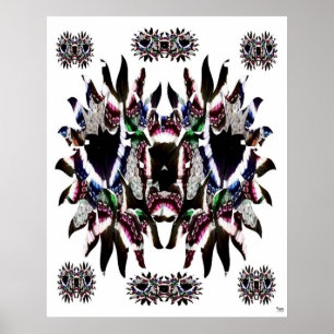 Abstrakt av fjäril poster