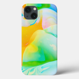 Abstrakt av flytande neon