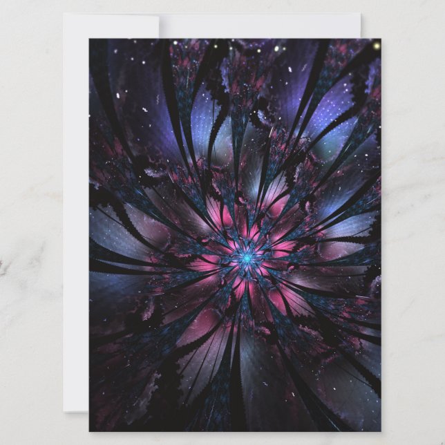 Abstrakt av fraktalblommans utformning. (Framsida)