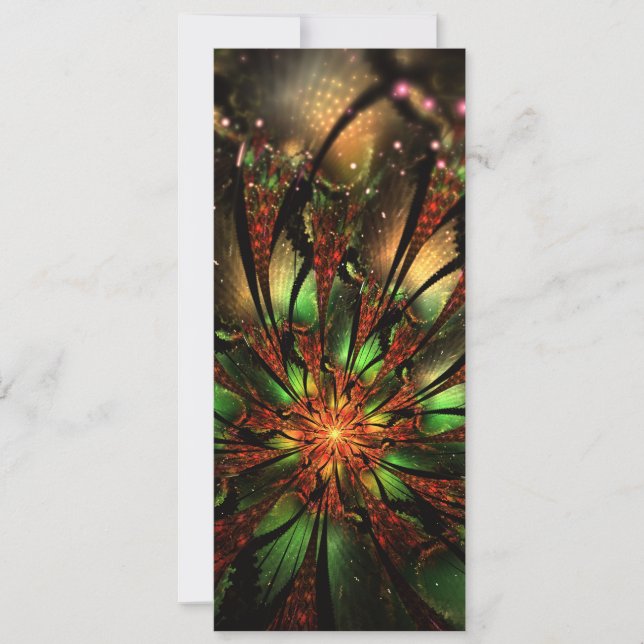 Abstrakt av fraktalblommans utformning. (Framsida)