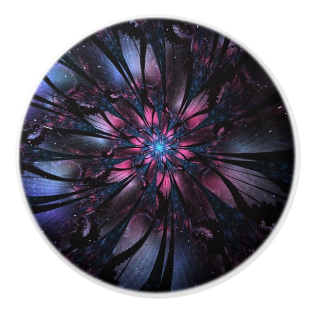 Abstrakt av fraktalblommans utformning. knopp (Framsidan)