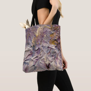 abstrakt av funky av Lilac och lila Tygkasse