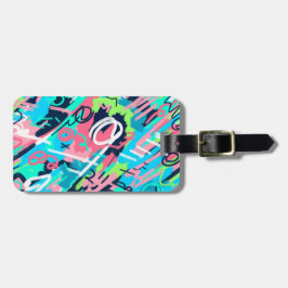 Abstrakt av funky bagagebricka