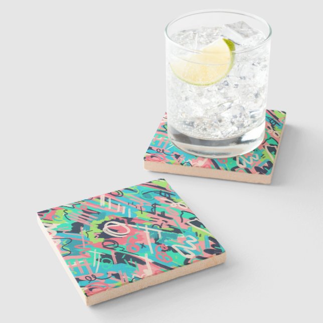 Abstrakt av funky stenunderlägg (Sidan)