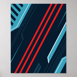 Abstrakt av futuristiska poster