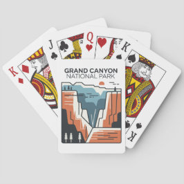 Abstrakt av Grand Canyon nationalpark Casinokort