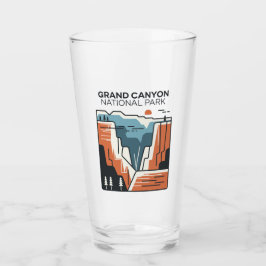 Abstrakt av Grand Canyon nationalpark Glaskopp
