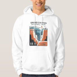 Abstrakt av Grand Canyon nationalpark Hoodie