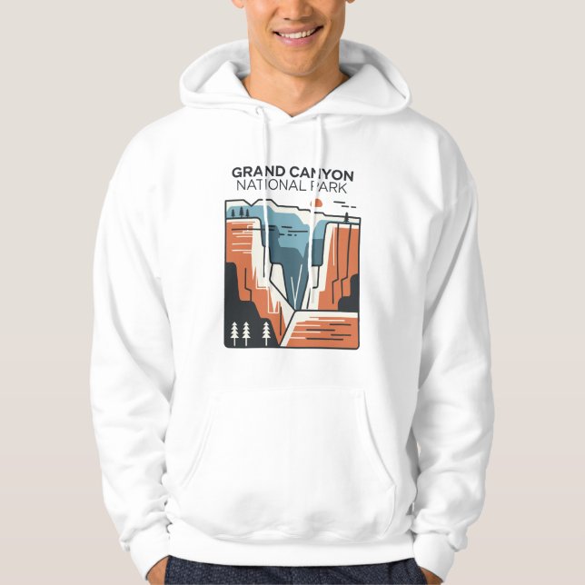 Abstrakt av Grand Canyon nationalpark Hoodie (Framsida)