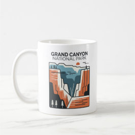 Abstrakt av Grand Canyon nationalpark Kaffemugg