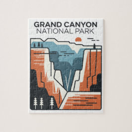 Abstrakt av Grand Canyon nationalpark Pussel