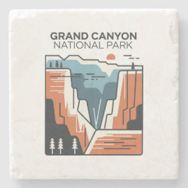 Abstrakt av Grand Canyon nationalpark Stenunderlägg