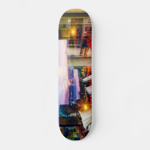 Abstrakt av gryningsfotograf i staden mini skateboard bräda 18,5 cm