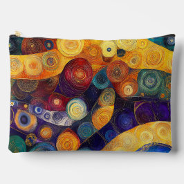 ABSTRAKT AV gult ORANGE BLUE LILA-