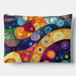 ABSTRAKT AV gult ORANGE BLUE LILA-