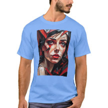 Abstrakt av honglas ansikte