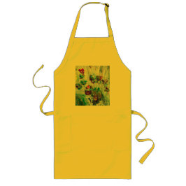 Abstrakt av hummerträdgård långt förkläde