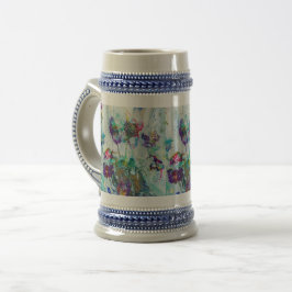 Abstrakt av hummerträdgård sejdel