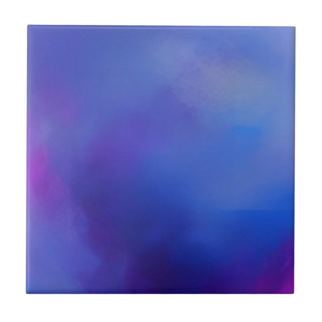 Abstrakt av indigo Navy lila molds  Art Kakelplatta (Framsidan)