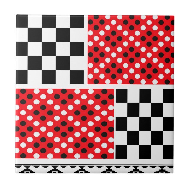 Abstrakt av keramiskt plattstål, rustic Red Kakelplatta (Framsidan)