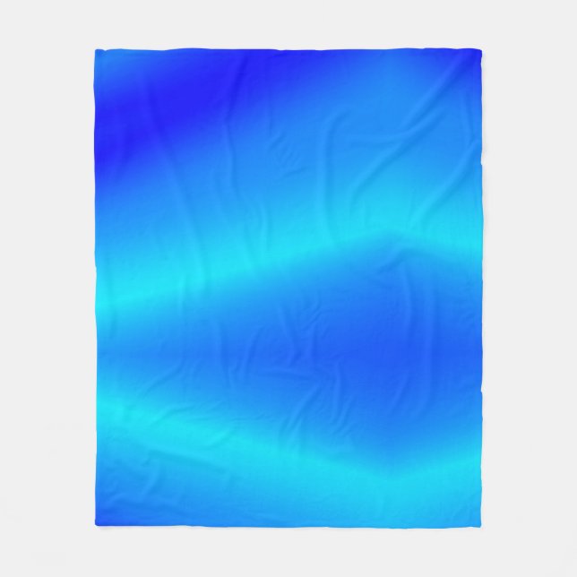 Abstrakt av kopparblått blandat vattenfärgspastel fleecefilt (Framsidan)