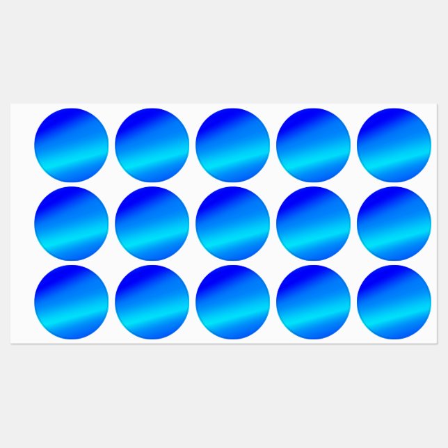 Abstrakt av kopparblått blandat vattenfärgspastel klistermärke (Ark)