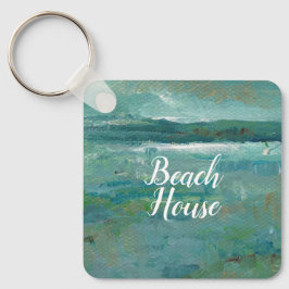 Abstrakt av kuststrutsfisk nyckelring