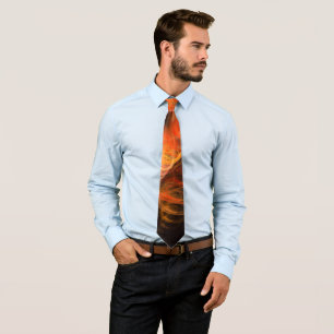 Abstrakt av ljusverk Art Tie Slips