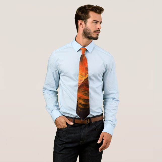 Abstrakt av ljusverk Art Tie Slips (In Situ)