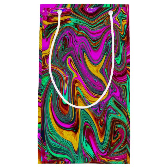 Abstrakt av marmorerad Shock rosa och marmorerad G (Framsidan)