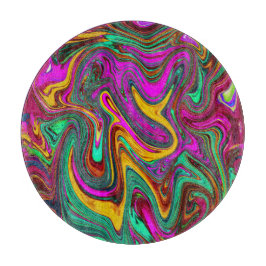 Abstrakt av marmorerad Shock rosa och marmorerad G