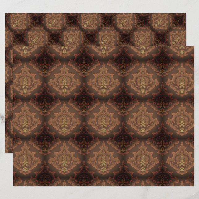 Abstrakt av maruce träd gothic (Fram/baksida)