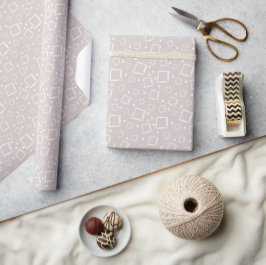 Abstrakt av minimalistisk Taupe Ivory Neutralt Ele Presentpapper