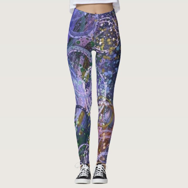 Abstrakt av modern Contemporary Leggings (Framsida)