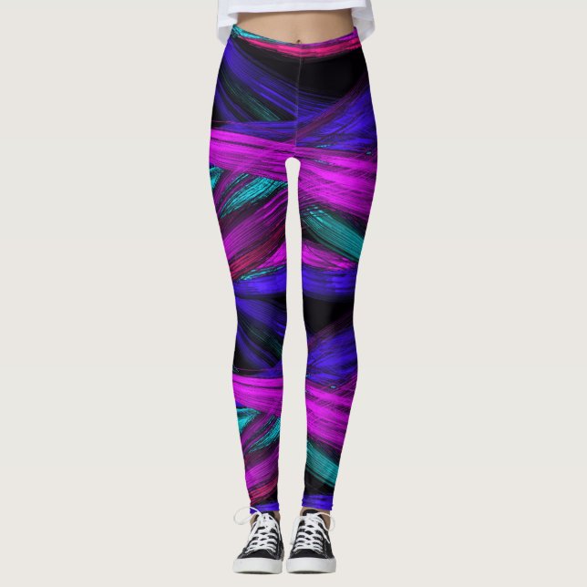 Abstrakt av modern Contemporary Leggings (Framsida)