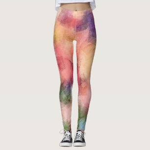 Abstrakt av modern färggrafik för Elegant Leggings