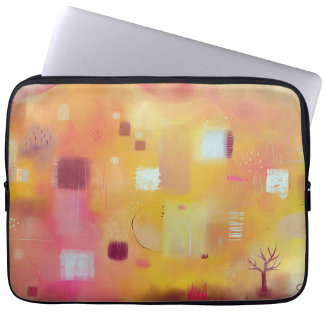 Abstrakt av modern Gult Laptop Fodral