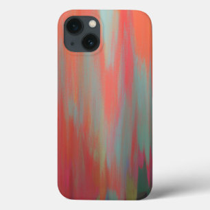 Abstrakt av modern orange rosa grönt