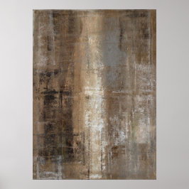 abstrakt av Neutralten Slender Poster Skriv ut