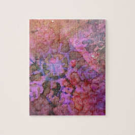 Abstrakt av nyflingor pussel