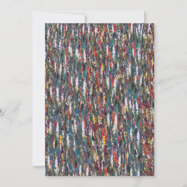 Abstrakt av Odilon Redons Bouquet Tack Kort (Framsida)